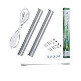 LMCO LED Grow Light, 2pcs T5 Tube SMD2835 High Brightness Red Blue Spectrum Plant Growing Lights Bar for Indoor Plants Veg and Flower Seeding with US Plug Switch Wire 11.5inch/Strip (Pack of 2)