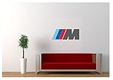 Large BMW M Wall Sticker Logo 24