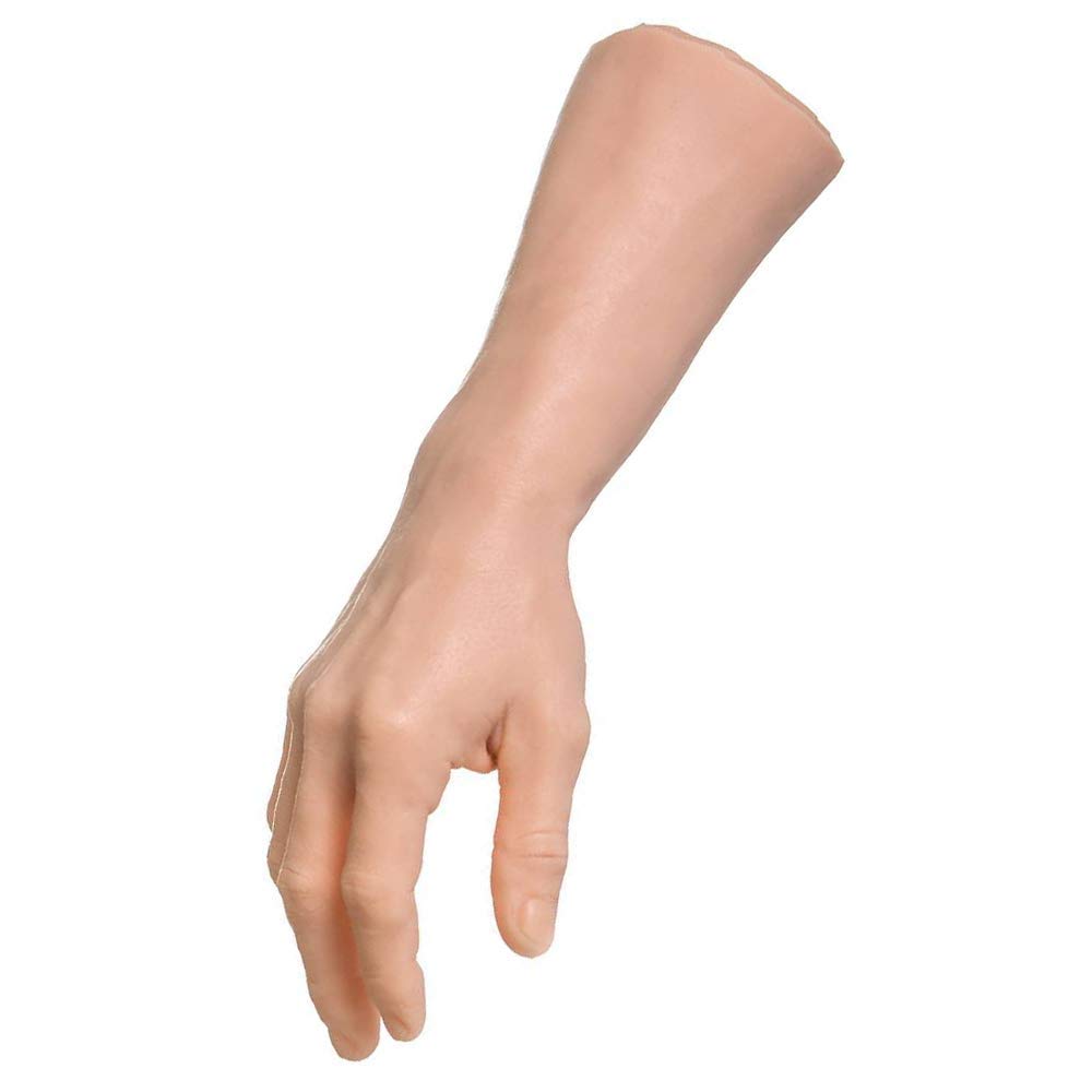Tattoo Practice Silicone Arm - Natural Size - Fake Dummy Nails Arm Hand Skin for Tattooing Training and Practice - Made in Ukraine