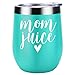 Mothers Day Gifts for Mom, Wife - Mom Juice - Funny Mom Gifts from Daughter, Son - Mom Birthday Gifts Ideas for Mom Friends, New Mom, Pregnant Mom, Mom to be, Her - Coolife Wine Tumbler Mom Cup Mug