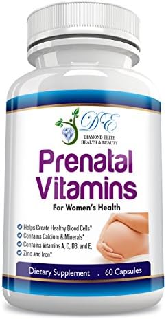 Prenatal Vitamins - Multivitamin With Folic Acid, Iron, Probiotics, Biotin and Vitamin A, C &amp; E - Optimal Women's Supplement for Healthy Pregnancy
