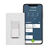 Leviton DW6HD-1BZ Decora Smart Wi-Fi 600W Universal LED/Incandescent Dimmer, Works with Amazon Alexa, No Hub Required, 1…