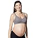 BRAVADO! DESIGNS Women's Body Silk Seamless Nursing Bra and Maternity Bra, Silver Belle, XX-Large