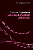 Bloomsbury Companion to Systemic Functional Linguistics (Continuum Companions)