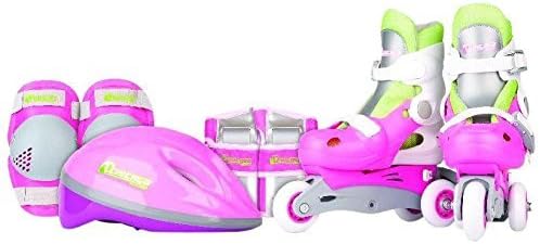 National Sporting Goods New Training Combo in Box - Pink/Green (10-13j)