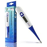 ZENNO Basal Thermometer - Soft Tip Thermometer for Ovulation - High Accuracy 1/100th Degree Digital Medical Thermometer - Waterproof and Reliable Fertility Thermometer for Natural Family Planning