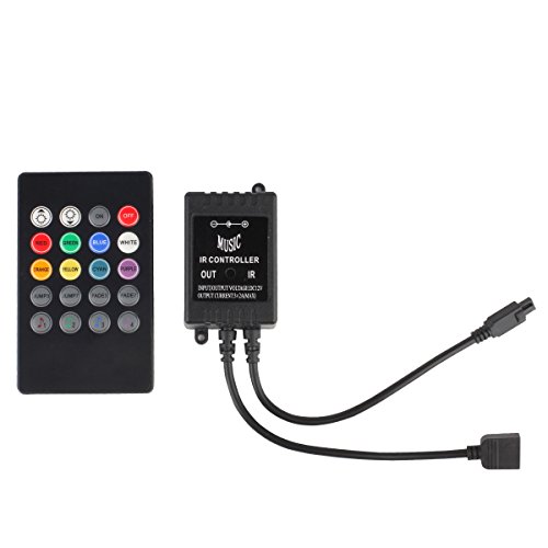 SUPERNIGHT Infrared Music Controller 20 Keys IR Remote Controller Sound