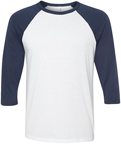 Amazon.com: Bella Canvas Unisex Jersey 3/4 Sleeve Baseball Tee 