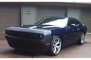 LEBRASINC Lebra 2 Piece Front End Cover Black - Car Mask Bra - Fits - 2015-2019 Dodge Challenger GT, R/T & SXT Models only 15-19