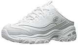Skechers Sport Women's D'Lites Scene Setter Fashion Sneaker, White, 7 M US
