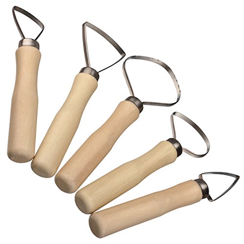Meuxan Pottery & Clay Large Ribbon Sculpting Tool Kit (Set of 11)