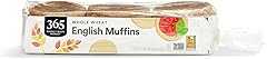 365 Everyday Value, Whole Wheat English Muffins, 15 oz, 6 CT