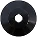45 RPM Adapter - Aluminum - 7 inch Vinyl Record Dome 45 Adapter (Black Anodized)