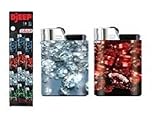 Djeep Jewels Gems Full Size Lighter 24 Per Card D