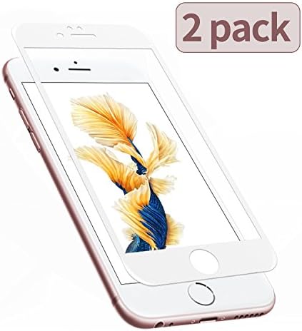iPhone 6s Plus Screen Protector, HD Full Cover Premium Screen Protector for Apple iPhone 6 Plus and iPhone 6s Plus 5.5'' (2 pack)