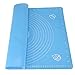 DAIWEIS Extra Large Silicone Baking Mat for Pastry Rolling with Measurements Pastry Rolling Mat, Reusable Non-Stick Silicone Baking Mat (blue)