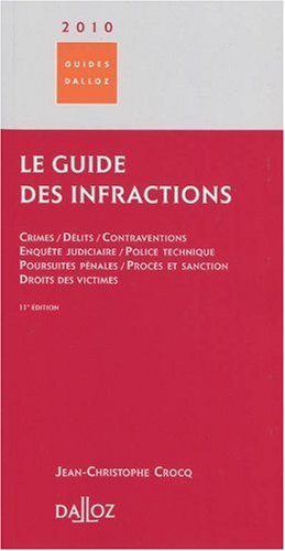 Le  guide des infractions