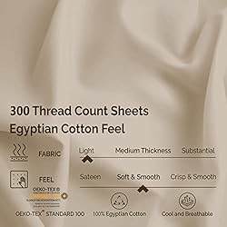 Superior Combed Cotton, 300 Thread Count 5-Piece