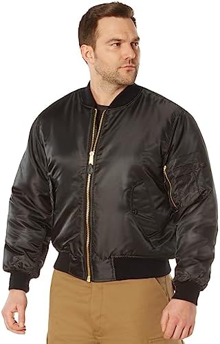Amazon.com: Fox Outdoor Products MA-1 Flight Jacket, Black, Small