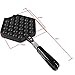 GOTOTOP Double Sided Eggettes Aluminum Alloy Non-Stick Pan Bubble Egg Waffle Maker for Home Party Coffee Tea