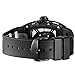 SKONE Men Skull Style Quartz Watches Military Silicone Sports Watch Waterproof Luminous Wristwatch (BLACK)