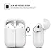 AhaStyle AirPods Case Cover Premium Silicone Protective Cover Skin Accessories [Hand Strap Included] Compatible with AirPods 2 & 1（White）