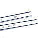 TamBee 24 Inch Sewing Ruler Flexible Curve Ruler Rulers for Drawing Rulers for Quilting and Sewing Soft Tape Measure Blue/White 24 Inch (60cm)