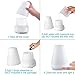 Essential Oil Diffuser, UNIFUN 100ml Air Humidifier | Ultrasonic Aromatherapy Diffuser with Adjustable Mist Mode, Waterless Auto Shut off and 7 Colors LED Changing Night Lights