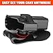 CYTAC Outside The Waistband Belt Holster Compatible with Glock 42, Tactical Polymer Pistol Gun Holster with 360° Adjustable-Right Handed
