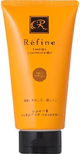 Amazon リニューアル前商品 レフィーネ ヘッドスパトリートメントカラー 140g マロンブラウン リニューアル後は染まり10 アップ レフィーネ Refine 白髪染め 通販