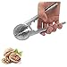 V-nut Pecan Nut Cracker Tool Walnut Cracker with 2- Rubber Grips. Works Great on Walnuts, Pecan Nuts, Hazelnuts, Almonds, Brazil Nuts or other Nuts.