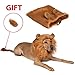 Dog Lion Mane Dog Wig - Pet Costumes for Large Dogs and Medium Dogs - Adjustable Pet Costume Lion Wig for Halloween with Gift - Lion Tail