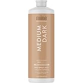 MineTan Spray Tan Solution | Bronze Collection - Dark Sunless Tanning Solutions for a Bronzed, Glow Skin Finish, Fast Dry, Hydrating, Coconut Scented, Salon Pro Formula Fake Tanner Mist, 33.8 Fl Oz