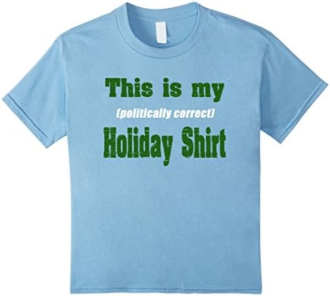 Kids Funny Joke Lol Christmas Politically Correct Holiday T-Shirt 4 Baby Blue