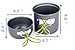 EIALA Camping Stove + Camping Pot Backpacking Cookware Set Picnic Cookware Cooking Tool Set Pot Pan + Piezo Ignition Propane Canister Stove