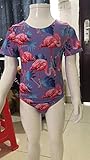Midout Tollder Girls Fancy Cute Gymnastics Leotards One-Piece Sparkly Biketard for Kids 2-9T