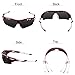 Ewin E01 Polarized Sports Sunglasses with 3 Interchangeable Lenses for Men Women Golf Baseball Volleyball Fishing Cycling Driving Running Glasses
