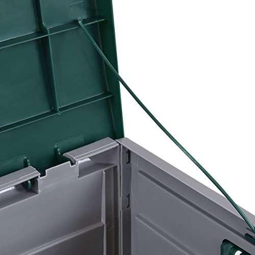 image for Giantex 79 Gallon Plastic Deck Storage Container Box Outdoor Patio Gar