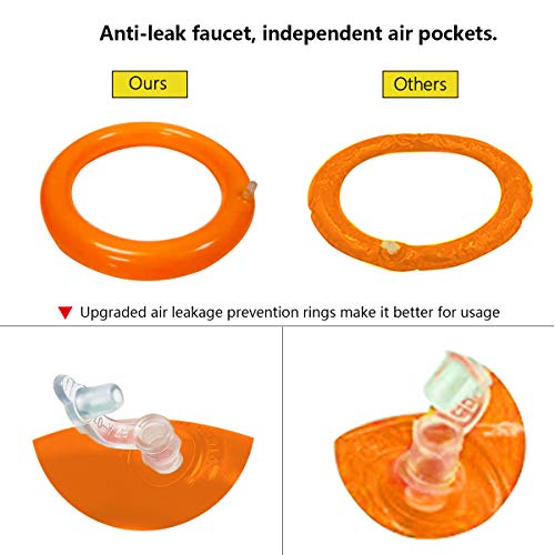 Poptrend Inflatable Ring Toss Game Pool Beach Party Toy Games with Air Pump.2 or More Players Interaction Lawn,Pool,Beach Party Games for Kids Adults (CactusToss Game, 1PK)