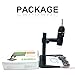 Digital Microscope, soled Portable USB Digital Microscope Mini Microscope Camera, USB 3D Digital Zoom Microscope Endoscope Magnifier PC Video Camera (1000x)