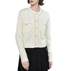 URBAN REVIVO Women's Casual Cardigans Open Front