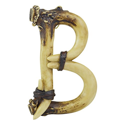 Pine Ridge Personalized Name Art 6" Antler Letter "B" Home Decor - 3D Western Decorative Hanging Wall Letters Decorations Deer Antler Monogram Hunting Sign Design - Unique Gift Ideas — image 1
