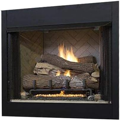 42" Tall Vent-Free Universal Circulating Firebox, White Stacked Liner