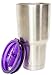 OVERLORDInc Universal Lid for Stainless Steel 30 oz Tumbler, Purple