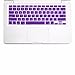TOP CASE - Keyboard Silicone Skin Cover Compatible with Apple MacBook 13 13.3 (1st Generation/A1181) with TOP CASE Mouse Pad - Purple