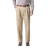 Dockers Men's Comfort Khaki Stretch Relaxed-Fit Pant, British Khaki (Stretch), 38W x 34L