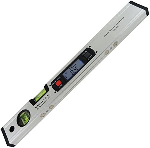 Digital Angle Finder Level 360 Degree Range Spirit Level Upright Inclinometer with Magnets Protractor Ruler JY400-1M(C)