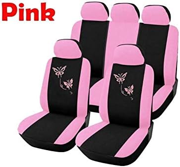 wonderfulwu 9PCS/Set Car Seat Cushion Universal Car Seat Covers Mesh Sponge Interior Accessories Full Protective Cover Set For Car/Truck/Van
