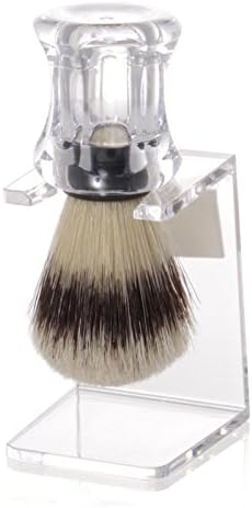 Set Shaving Brush Pig Brushes with Holder, transparent - Erbe Solingen