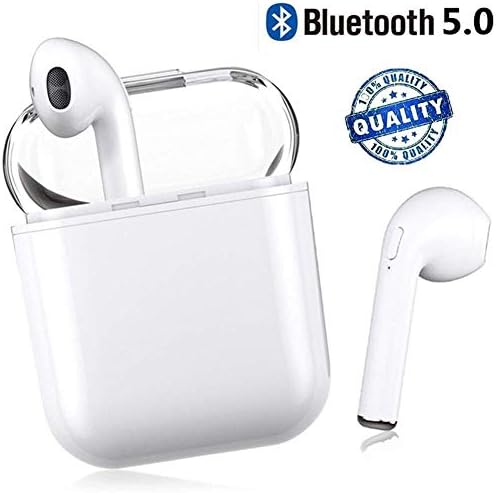 jliugkkm Bluetooth Headset 5.0 Mini Sports HiFi Headphones Wireless Earphones Noise Reduction 3D Surround Headphones for Apple Airpods Android iOS